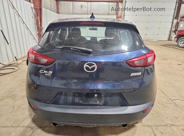 JM1DKFB72H0163477 2017 MAZDA CX-3 Blue Հետևի տեսք