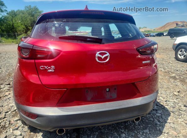 JM1DKFB72M1503554 2021 MAZDA CX-3 Red უკანა ხედი
