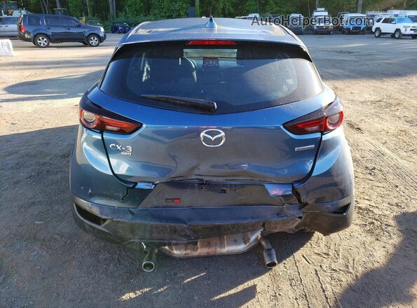JM1DKFB72M1505966 2021 MAZDA CX-3 Blue Հետևի տեսք