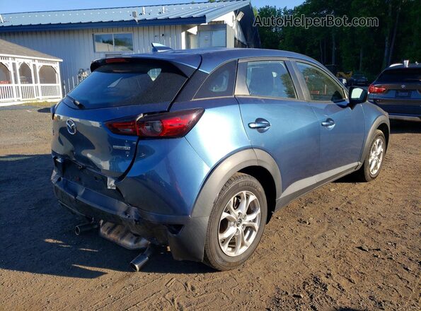 JM1DKFB72M1505966 2021 MAZDA CX-3 Blue Հետևի աջ