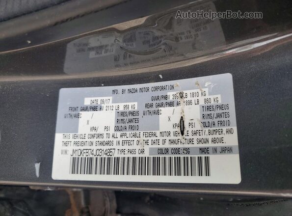 JM1DKFB74J0314857 2018 MAZDA CX-3 Charcoal 360 interior view
