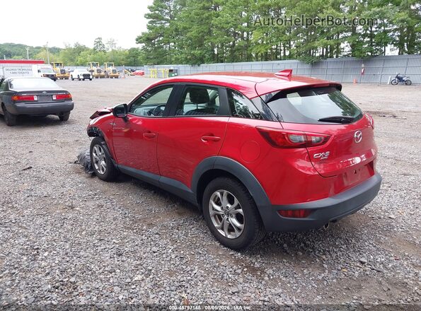 JM1DKFB76J1312098 2018 MAZDA CX-3 Red უკანა მარცხენა