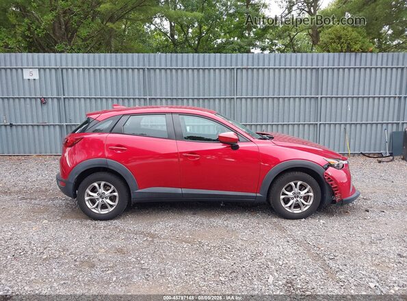 JM1DKFB76J1312098 2018 MAZDA CX-3 Red უკანა სალონის ხედი
