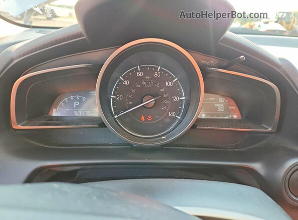 JM1DKFB76K0441143 2019 MAZDA CX-3 White Instrument cluster view