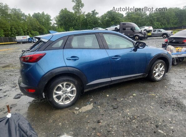 JM1DKFB76K1446353 2019 MAZDA CX-3 Blue Tył prawy