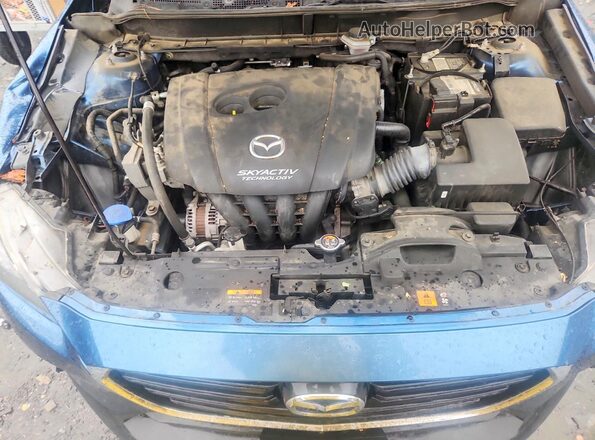 JM1DKFB76K1446353 2019 MAZDA CX-3 Blue Widok wnętrza z tyłu