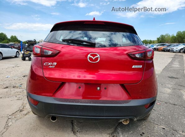 JM1DKFB76K1459085 2019 MAZDA CX-3 Red უკანა ხედი