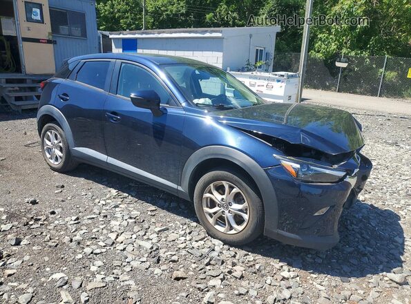 JM1DKFB77L1466371 2020 MAZDA CX-3 Blue Առջևի աջ