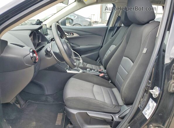 JM1DKFB78G0129512 2016 MAZDA CX-3 Black Widok wnętrza z przodu