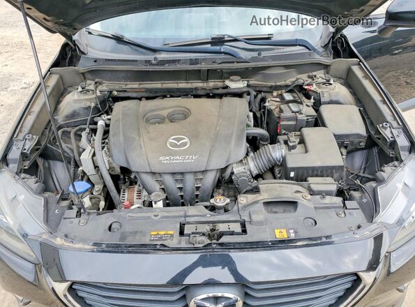 JM1DKFB78G0129512 2016 MAZDA CX-3 Black Widok wnętrza z tyłu