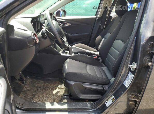 JM1DKFB78G0137982 2016 MAZDA CX-3 Gray წინა სალონის ხედი
