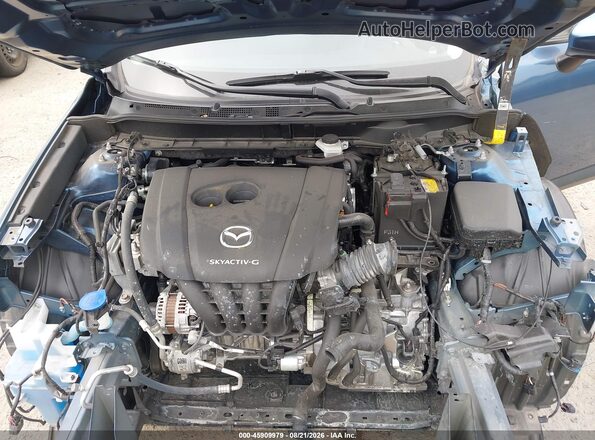 JM1DKFB78M1514056 2021 MAZDA CX-3 Blue Widok z tyłu