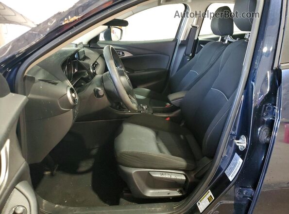 JM1DKFB79L1469756 2020 MAZDA CX-3 Blue Widok wnętrza z przodu