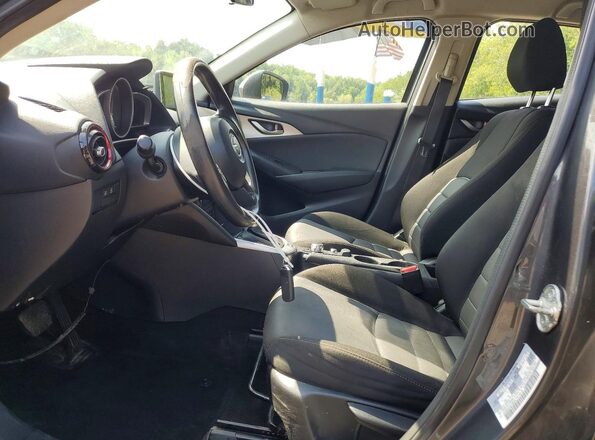 JM1DKFB7XG0130578 2016 MAZDA CX-3 Charcoal წინა სალონის ხედი