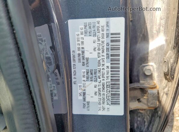 JM1DKFB7XG0130578 2016 MAZDA CX-3 Charcoal ძრავის განყოფილების ხედი