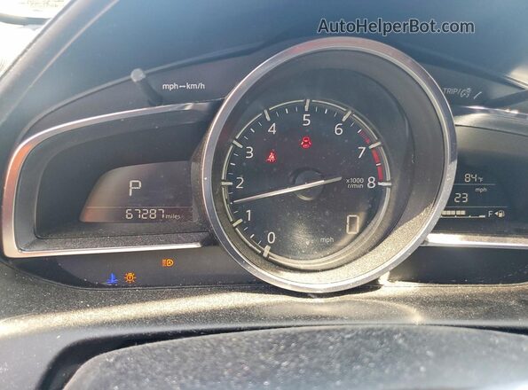 JM1DKFB7XM1507318 2021 MAZDA CX-3 Gray Вид щитка приладів