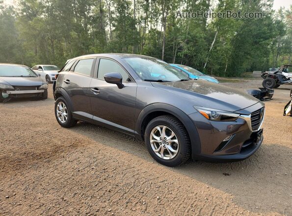 JM1DKFC70K0431903 2019 MAZDA CX-3 Gray Przód prawy