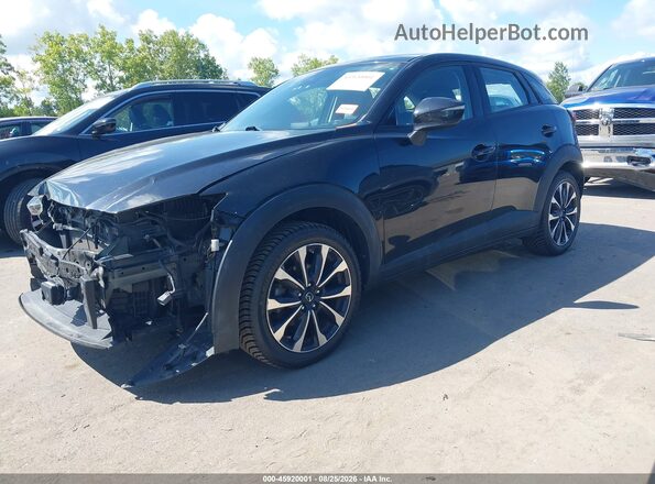JM1DKFC71K0441890 2019 MAZDA CX-3 Black Vista tres cuartos delantera izquierda