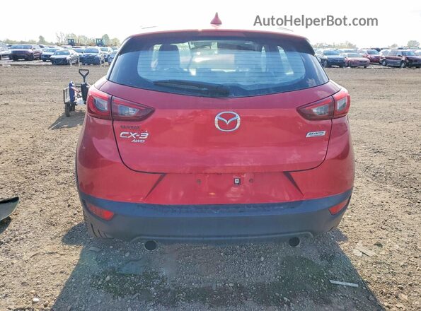 JM1DKFC72J0305346 2018 MAZDA CX-3 Red უკანა ხედი