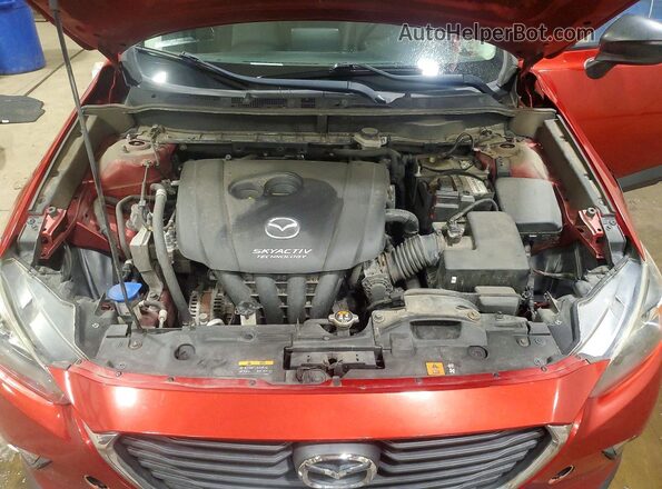 JM1DKFC73J1324319 2018 MAZDA CX-3 Красный Вид задней части салона