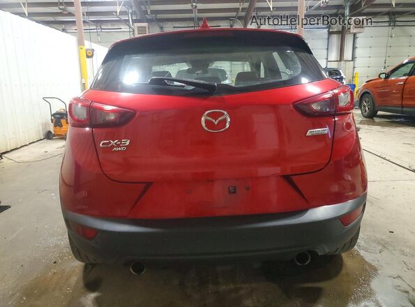JM1DKFC73J1324319 2018 MAZDA CX-3 Красный Вид сзади