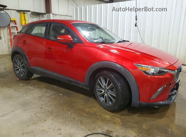 JM1DKFC73J1324319 2018 MAZDA CX-3 Красный Передняя правая четверть