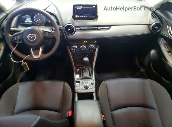 JM1DKFC73K0449909 2019 MAZDA CX-3 Blue წინა პანელის ხედი