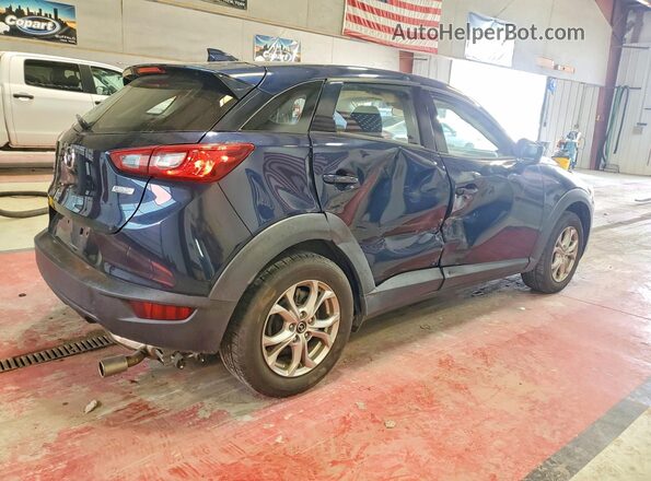 JM1DKFC73K0449909 2019 MAZDA CX-3 Blue უკანა მარჯვენა