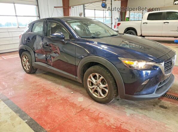 JM1DKFC73K0449909 2019 MAZDA CX-3 Blue წინა მარჯვენა