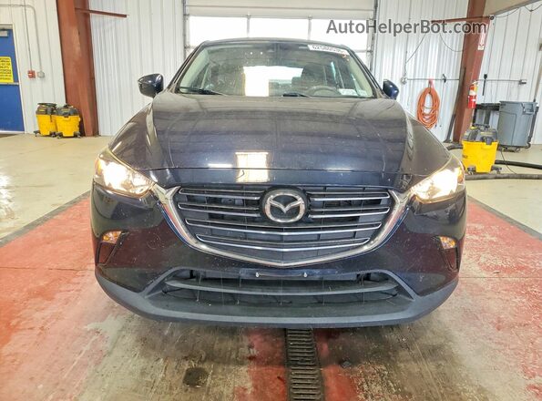 JM1DKFC73K0449909 2019 MAZDA CX-3 Blue წინა ხედი