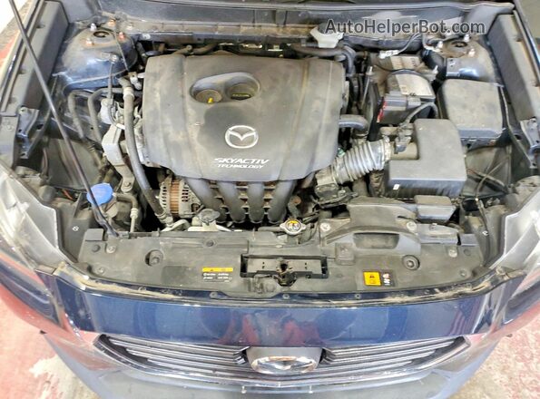 JM1DKFC73K0449909 2019 MAZDA CX-3 Blue უკანა სალონის ხედი