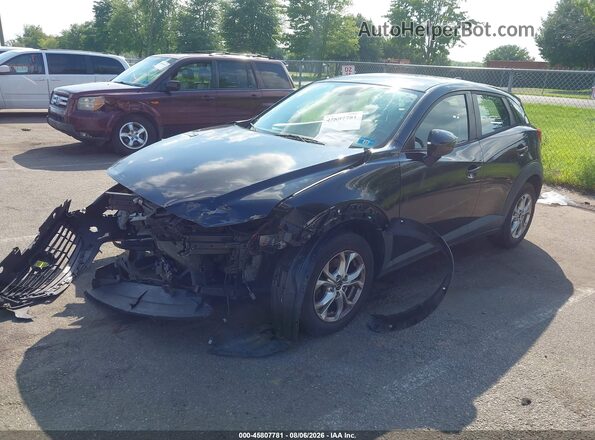 JM1DKFC76G0136764 2016 MAZDA CX-3 Black Передня ліва чверть