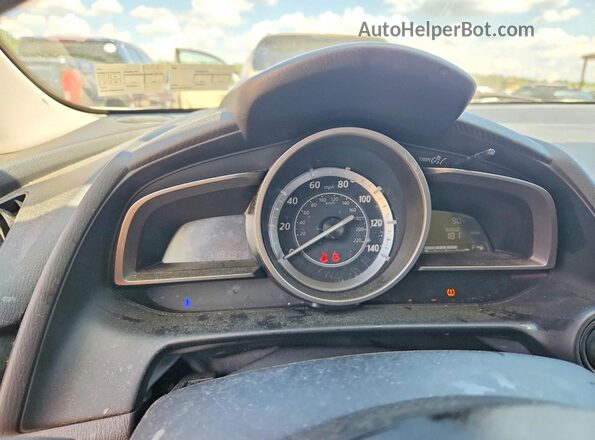 JM1DKFC79G0131140 2016 MAZDA CX-3 White Instrument cluster view