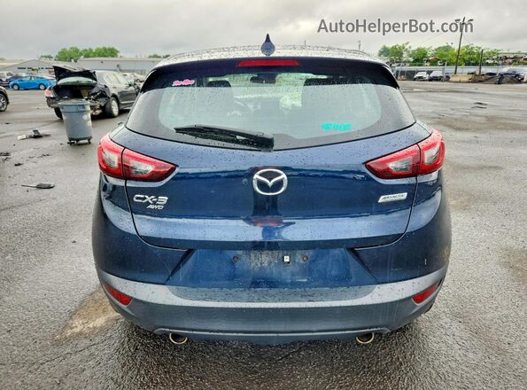 JM1DKFC7XJ0331256 2018 MAZDA CX-3 Blue უკანა ხედი