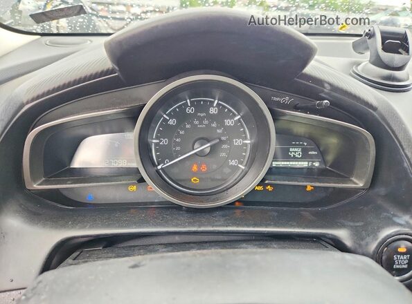 JM1DKFC7XJ0331256 2018 MAZDA CX-3 Blue ხელსაწყოთა პანელის ხედი