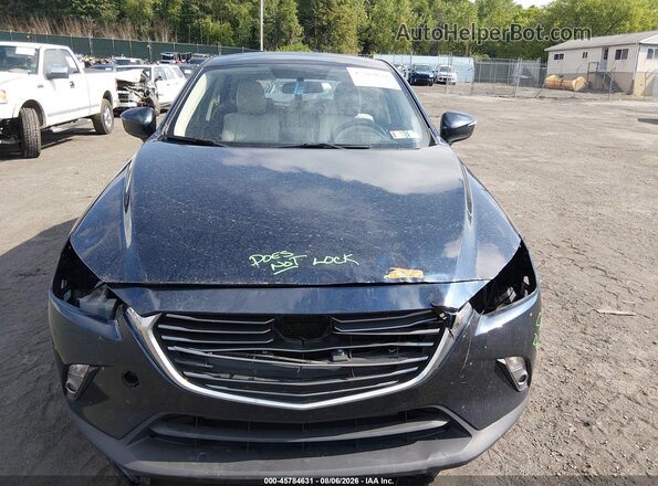 JM1DKFD71H0166657 2017 MAZDA CX-3 Blue Vista del cuadro de instrumentos