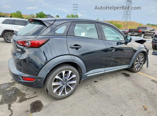 JM1DKFD72K0446742 2019 MAZDA CX-3 Черный Задняя правая четверть