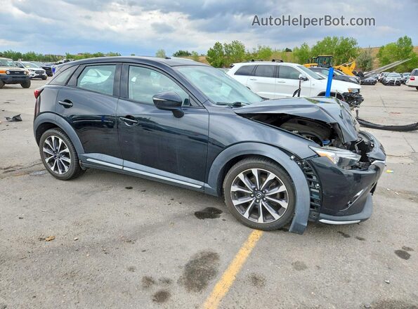 JM1DKFD72K0446742 2019 MAZDA CX-3 Черный Передняя правая четверть