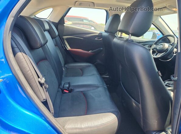 JM1DKFD75G0136186 2016 MAZDA CX-3 Blue Вид задніх сидінь