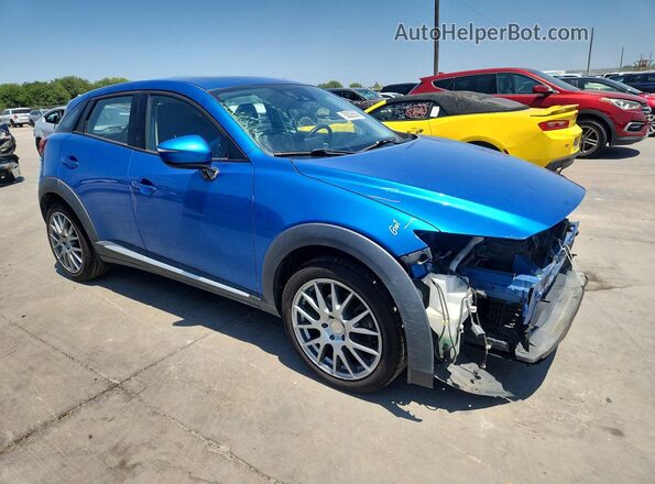 JM1DKFD75G0136186 2016 MAZDA CX-3 Blue Передня права чверть