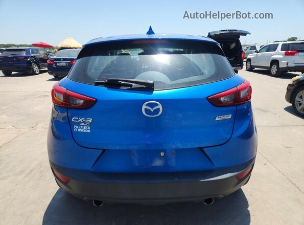 JM1DKFD75G0136186 2016 MAZDA CX-3 Blue Вид ззаду