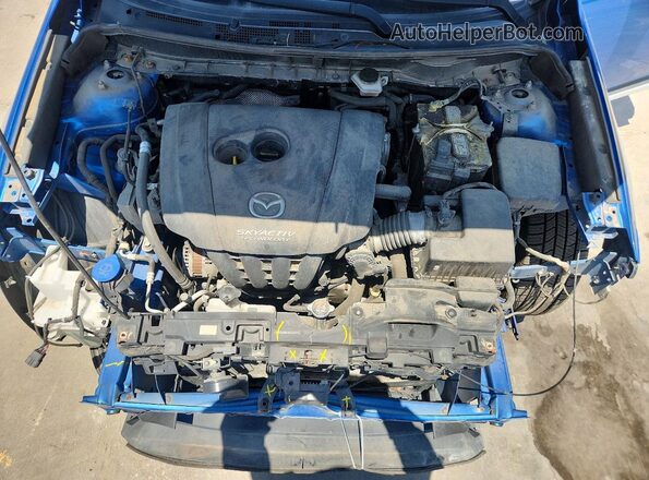 JM1DKFD75G0136186 2016 MAZDA CX-3 Blue Вид задньої частини салону
