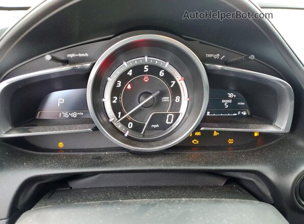 JM1DKFD77G0140577 2016 MAZDA CX-3 Blue Вид щитка приладів