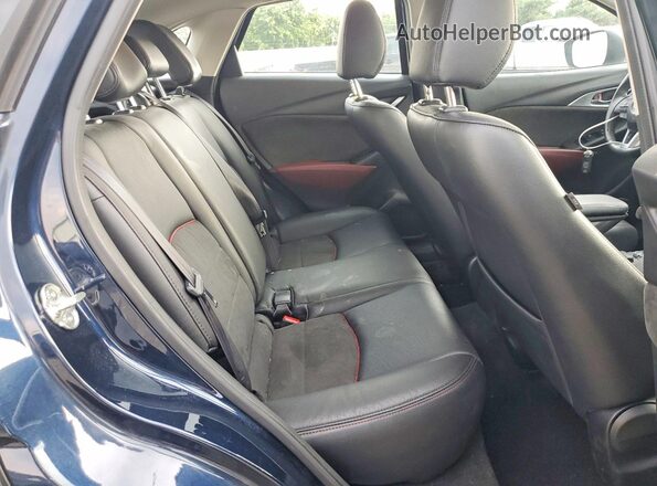 JM1DKFD77G0140577 2016 MAZDA CX-3 Blue Вид задніх сидінь