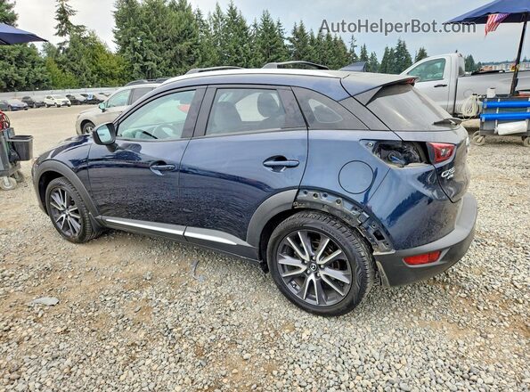 JM1DKFD77J0303509 2018 MAZDA CX-3 Blue Задня ліва чверть