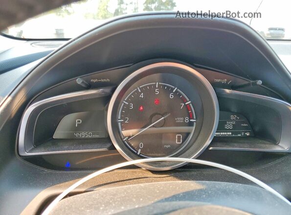 JM1DKFD79J0318688 2018 MAZDA CX-3 White Widok zestawu wskaźników