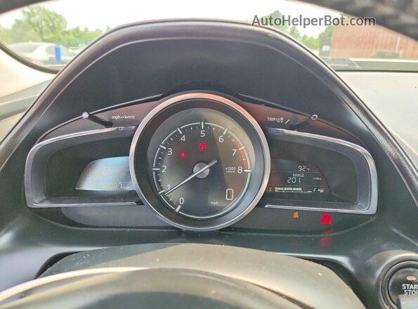 JM1DKFD7XK1419654 2019 MAZDA CX-3 Gray ხელსაწყოთა პანელის ხედი