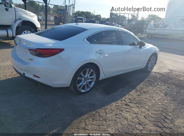JM1GJ1T59G1483615 2016 MAZDA 6 White Tył prawy