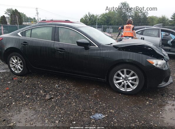 JM1GJ1U50G1409868 2016 MAZDA 6 Black Widok wnętrza z tyłu
