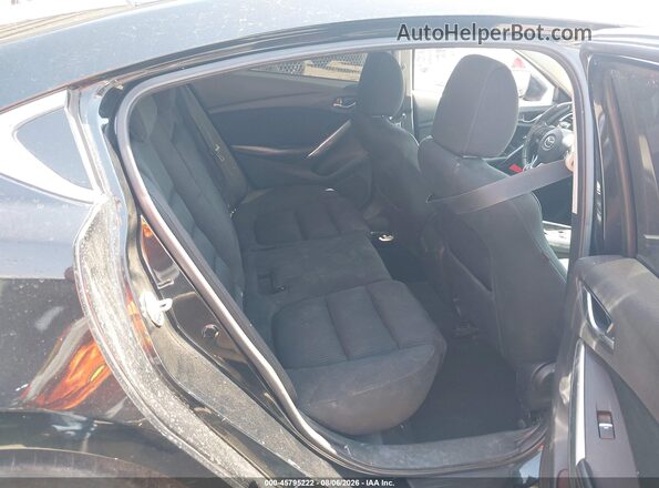 JM1GJ1U54G1408237 2016 MAZDA 6 Black Widok naklejki z numerem VIN